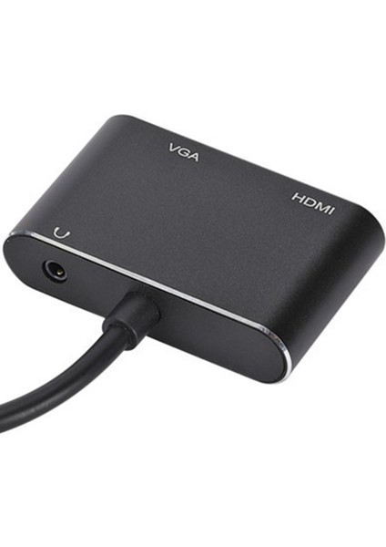 HDMI VGA Adaptörüne 2-In-1 USB Os Windows ile Yüksek Uyumlu Uyumlu (Yurt Dışından)