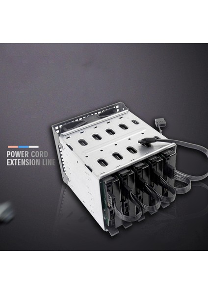 Sürücü 20 cm + 4X10 cm 1 Erkek Için 5 Kadın Sabit Disk 18AWG Tel Pc Için Dayanıklı (Yurt Dışından)