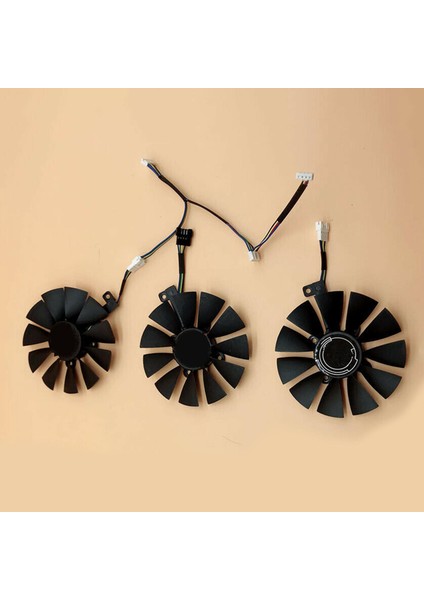 Asus Strix Gtx 980TI Gtx 1080 Rx 480 Için 3 Pc 4pin Grafik Kartı Fan Seti (Yurt Dışından)