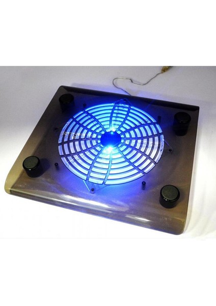 Dizüstü Soğutma Pedi Rgb LED Işık Fan Soğutucu Standı USB Soğutucu Mat (Yurt Dışından)