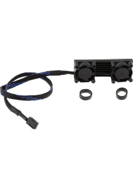 M.2 SSD 2280 3 Pin Çift Aktif Soğutma Fanı Lavabo Termal Pad Siyah (Yurt Dışından) fiyatları