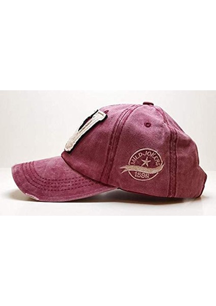 Sporstore Şapka,cap Şapka, Erkek Kadın Şapka, W Şapka, W Snapback Kırmızı