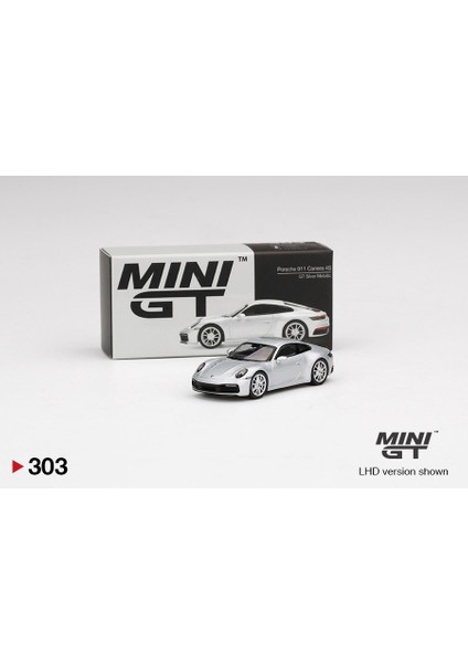 Porsche 911 Carrera 4s Silver 1:64