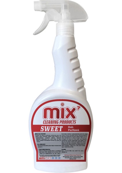 Mix7 Sweet Halı ve Oda Parfümü 750 ml