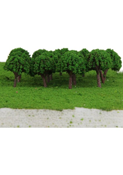 4x 50 Adet Manzara Peyzaj Tren Model Ağaçları Açık Yeşil 1/500 (Yurt Dışından) fiyatları