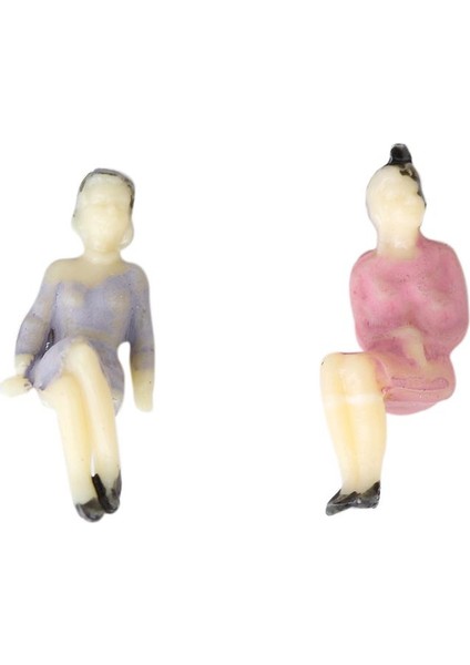 8X24PCS Boyalı Model Tren Oturmuş Insanlar Passangers Rakamlar Ölçekli Ho (1 - 87) P87-12 8 Adet (Yurt Dışından) indirimleri