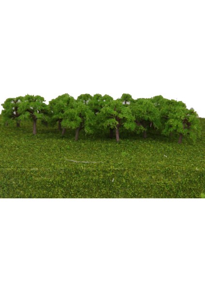3X25 Adet Manzara Manzara Tren Modeli Ağaçlar Ölçeği 1/300 Açık Yeşil 3 Adet (Yurt Dışından) fiyatları