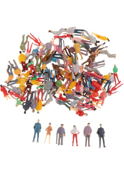 400X Tiny Insanlar Demiryolu Sokak Kum Masası Manzarası Için Rakamlar 1: 50-1: 300 (Yurt Dışından) modelleri