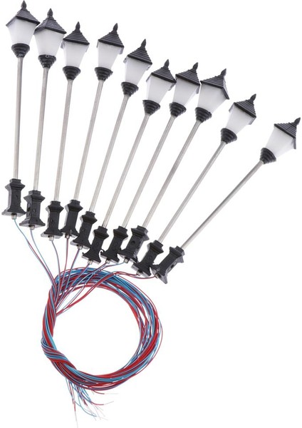 10 Ho Ölçekli Lamba Direği Sokak Işık Lambası Diy Minyatür Bebek Evi Düzeni Stili 1 - 7cm (Yurt Dışından) indirimleri