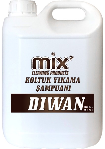 Mix7 Diwan Koltuk Şampuanı 5 kg