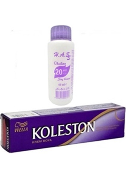 Koleston Tüp Saç Boyası 66.46 Aşk Alevi + Oksidan 30 Volüm 60 ml