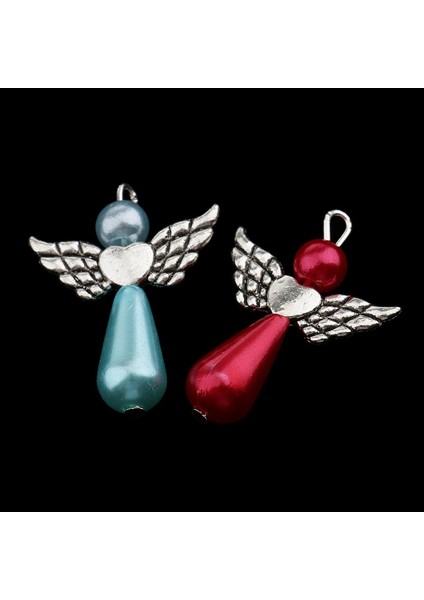4X10 Adet Çeşitli Melek Kanatları Charms Inci Polimer Kil Kolye Bulguları 4 Adet (Yurt Dışından) indirimleri