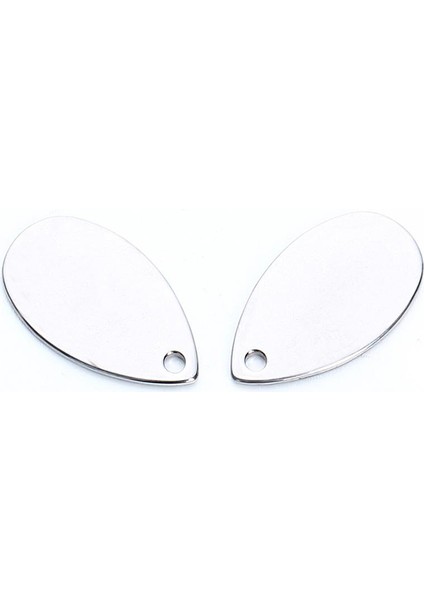 4X20X 10X18MM Metal Waterdrop Boş Damgalama Takılar Tag Kolye Takı Yapımı 4 Adet (Yurt Dışından)