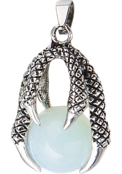 2xalloy Dragon Pençe Kolye Opal Taş Turkuaz Kolye Charms Sıcak Beyaz 2 Adet (Yurt Dışından) fiyatları