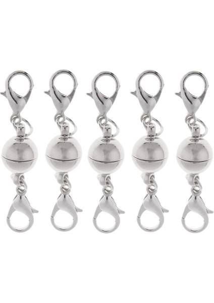 4x5 Setleri Dıy Takı Yapımı Topu Manyetik Klips Konnektör ile Istakoz Toka 4 Adet (Yurt Dışından) fiyatları