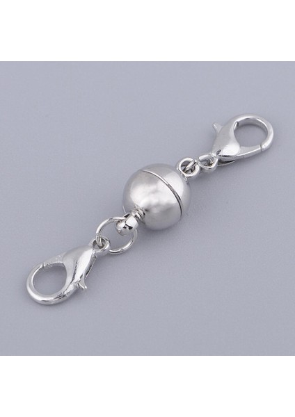 4x5 Setleri Dıy Takı Yapımı Topu Manyetik Klips Konnektör ile Istakoz Toka 4 Adet (Yurt Dışından) modelleri