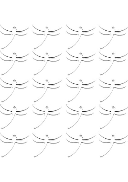 20PCS Paslanmaz Çelik Takılar Dıy Mücevher Yapımı Zanaat Yusufçukları Için Kolye (Yurt Dışından)