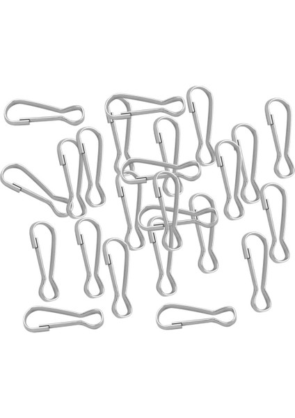 30PCS Metal Snap Kordon Klips Kanca Karabiner Kamp Toka Tokası 28X9MM (Yurt Dışından)