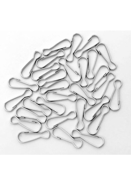 30PCS Metal Snap Kordon Klips Kanca Karabiner Kamp Toka Tokası 28X9MM (Yurt Dışından)