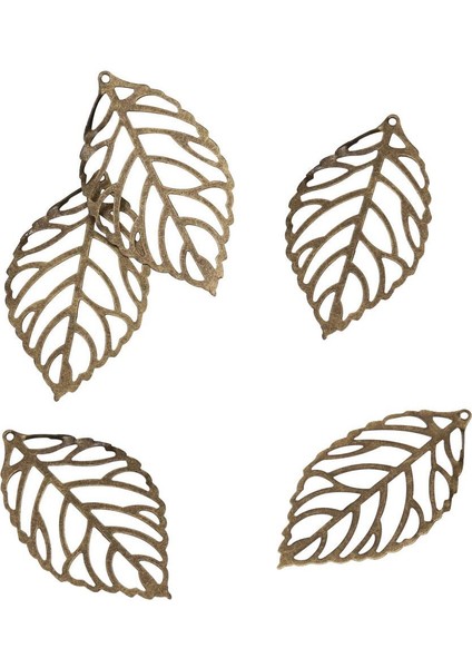 4x 100 Adet Hollow Telkari Charms Yaprak Kolye Mücevherat Bulma Dıy El Sanatları (Yurt Dışından) fırsatları