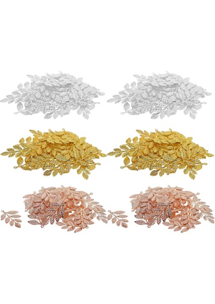 180X Büyük Yaprak Dalları Charms Kolye Süs Dıy Craft Takı Yapımı (Yurt Dışından)