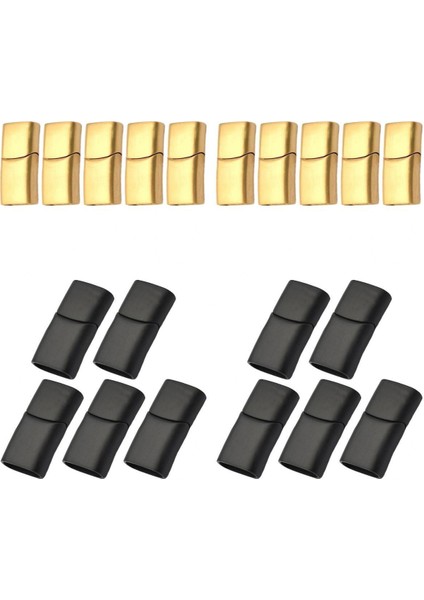 20 Paslanmaz Çelik Paketi Manyetik Takı Yapımı Toka Shoelace Toka (Yurt Dışından)