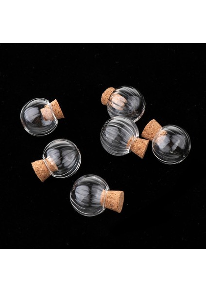 6pcs Mini Balkabağı Boş Cam Arzu Şişe Şişesi Kolye Takılar Kavanozlar 18MM (Yurt Dışından) fırsatları