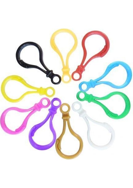 2x 10 Adet Çeşitli Plastik Istakoz Kılıf Klipsleri 5 cm Yapan Takı Için Klipsler (Yurt Dışından)