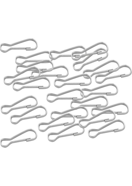 30PCS Metal Snap Landard Clip Hook Carabiner Camping Kelasp Tokası 25X8MM (Yurt Dışından)