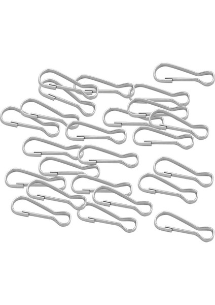 30PCS Metal Snap Landard Clip Hook Carabiner Camping Kelasp Tokası 25X8MM (Yurt Dışından)