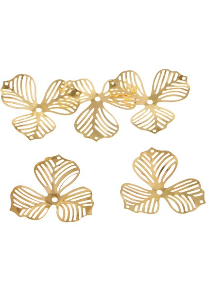 20PCS/LOT Metal Telkari Çiçekler Dilim Takılar Ayarı Mücevher Diy Bileşenleri (Yurt Dışından) fırsatları