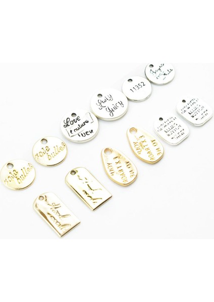 Rastgele 12 Adet Alaşım Metal Takılar Dıy Bilezik Kolye Bilezik Için Kolye (Yurt Dışından) fiyatları