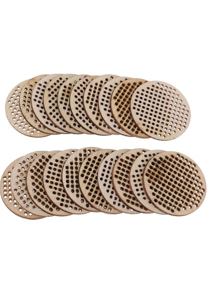 60PCS Ahşap Cazibe Kolye Doğal Kalp Yuvarlak Ahşap Şekiller Diy Çapraz Dikiş (Yurt Dışından) fırsatları