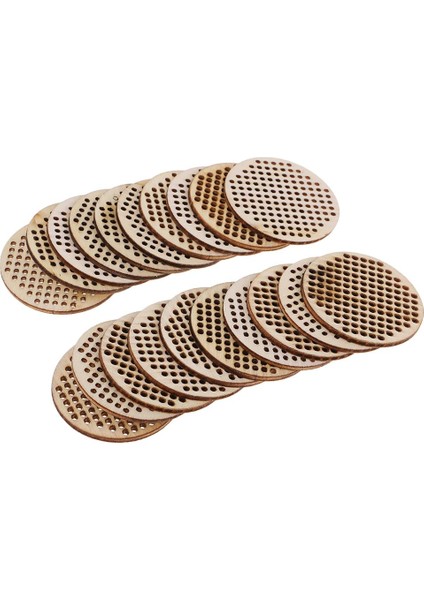 60PCS Ahşap Cazibe Kolye Doğal Kalp Yuvarlak Ahşap Şekiller Diy Çapraz Dikiş (Yurt Dışından) indirimleri