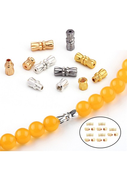 10 Adet Vidalı Toka Tokaları Alaşımlı Alaşım, Diy Takılar Için Set Kc Altın (Yurt Dışından) fırsatları