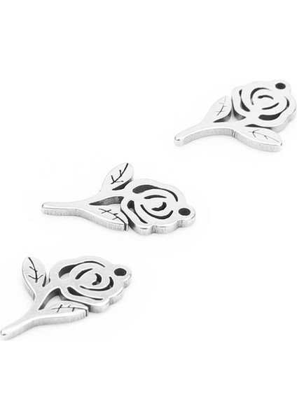 20PCS Metal Gül Kolye Takılar Takı Yapımları Kadın Moda (Yurt Dışından) indirimleri