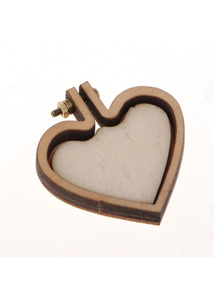 2 Set Diy Ahşap Çapraz Dikiş Hoop Mini Nakış Çerçevesi Zanaat Kalp (Yurt Dışından) fırsatları