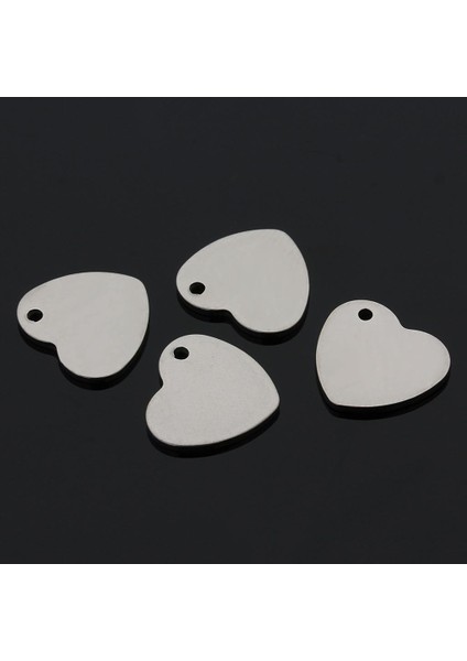 50PC Metal Etiketler Boş Damgalama Etiketleri Dıy Mücevher Yapımı Için Kalp Kolye Takılar (Yurt Dışından) fiyatları