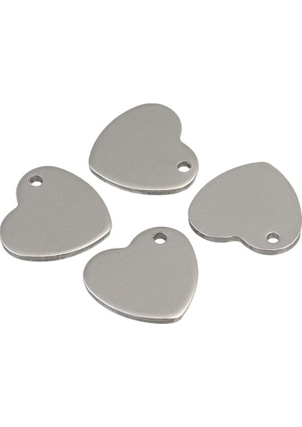 50PC Metal Etiketler Boş Damgalama Etiketleri Dıy Mücevher Yapımı Için Kalp Kolye Takılar (Yurt Dışından) modelleri