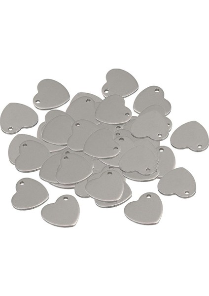 50PC Metal Etiketler Boş Damgalama Etiketleri Dıy Mücevher Yapımı Için Kalp Kolye Takılar (Yurt Dışından) fırsatları