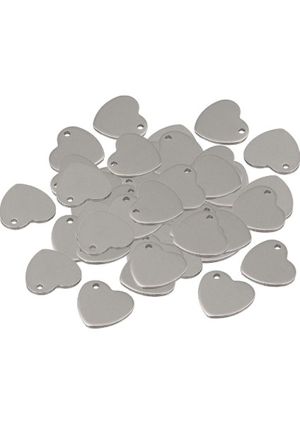 50PC Metal Etiketler Boş Damgalama Etiketleri Dıy Mücevher Yapımı Için Kalp Kolye Takılar (Yurt Dışından) indirimleri