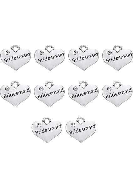 10X Kalp Nedime Takılar Bilezikler Kolye Kolye Takı Yapım Boncuklar (Yurt Dışından) indirimleri