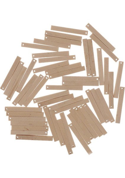20PCS 62X27MM Doğal Ahşap Etiketler Takı Için Takılar Dıy Yapma Kolye El Sanatları (Yurt Dışından)