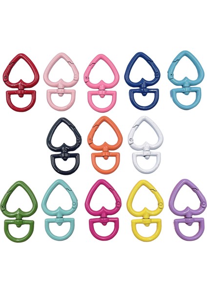 Renkli Istakoz Toka Anahtarlık Takı Yapım Bulgular Dikme Toka Kancası Aşk Rotasyonu (Yurt Dışından)