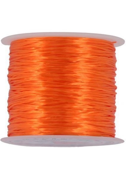 3X50 Metre Streç Polyester Kristal Dize Kordon Takı Yapımı Dıy Oranged 3 Adet (Yurt Dışından)