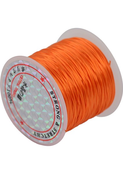 3X50 Metre Streç Polyester Kristal Dize Kordon Takı Yapımı Dıy Oranged 3 Adet (Yurt Dışından)