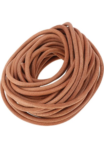 10 Metre Yuvarlak Deri Rulo Inek Derisi Deri Kordon, (5mm, 6mm, 8mm Çap) 5mm Çapında (Yurt Dışından) indirimleri