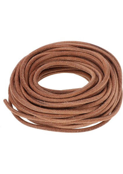 4 mm Çapında Mücevher Için 10M Yuvarlak Deri Kordon (Yurt Dışından)