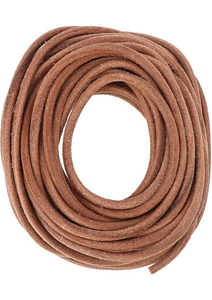 4 mm Çapında Mücevher Için 10M Yuvarlak Deri Kordon (Yurt Dışından)