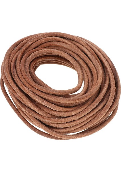 4 mm Çapında Mücevher Için 10M Yuvarlak Deri Kordon (Yurt Dışından)